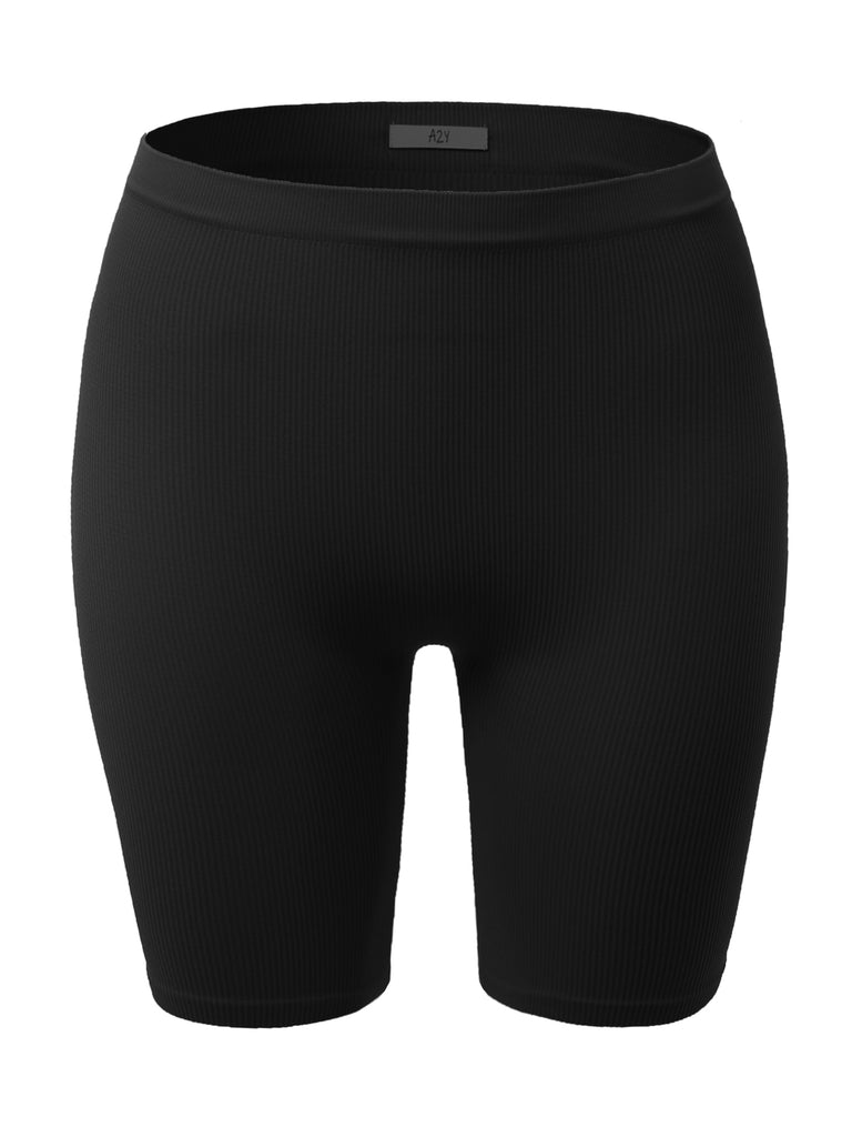YAWSHM0014 Spandex nylon short athletic spa working out workout yoga bicycle cycling ripstick bandeaux rib ribbed seamless pipe well fitted well-fitted everyday gym gold good shot useful activities anywhere any where all season all weather family