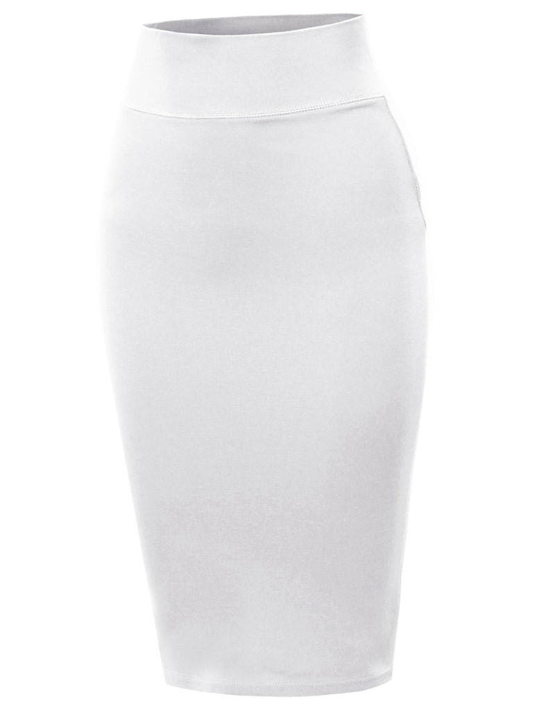 official YAWSKM0002 ponte pencil skirt knee length casual formal polite skirts pencil-skirt below knee below-knee thogn length alright right outwear wedding skirt party slim line solid tie dye mid rise high rise good material fantastic fabric techno