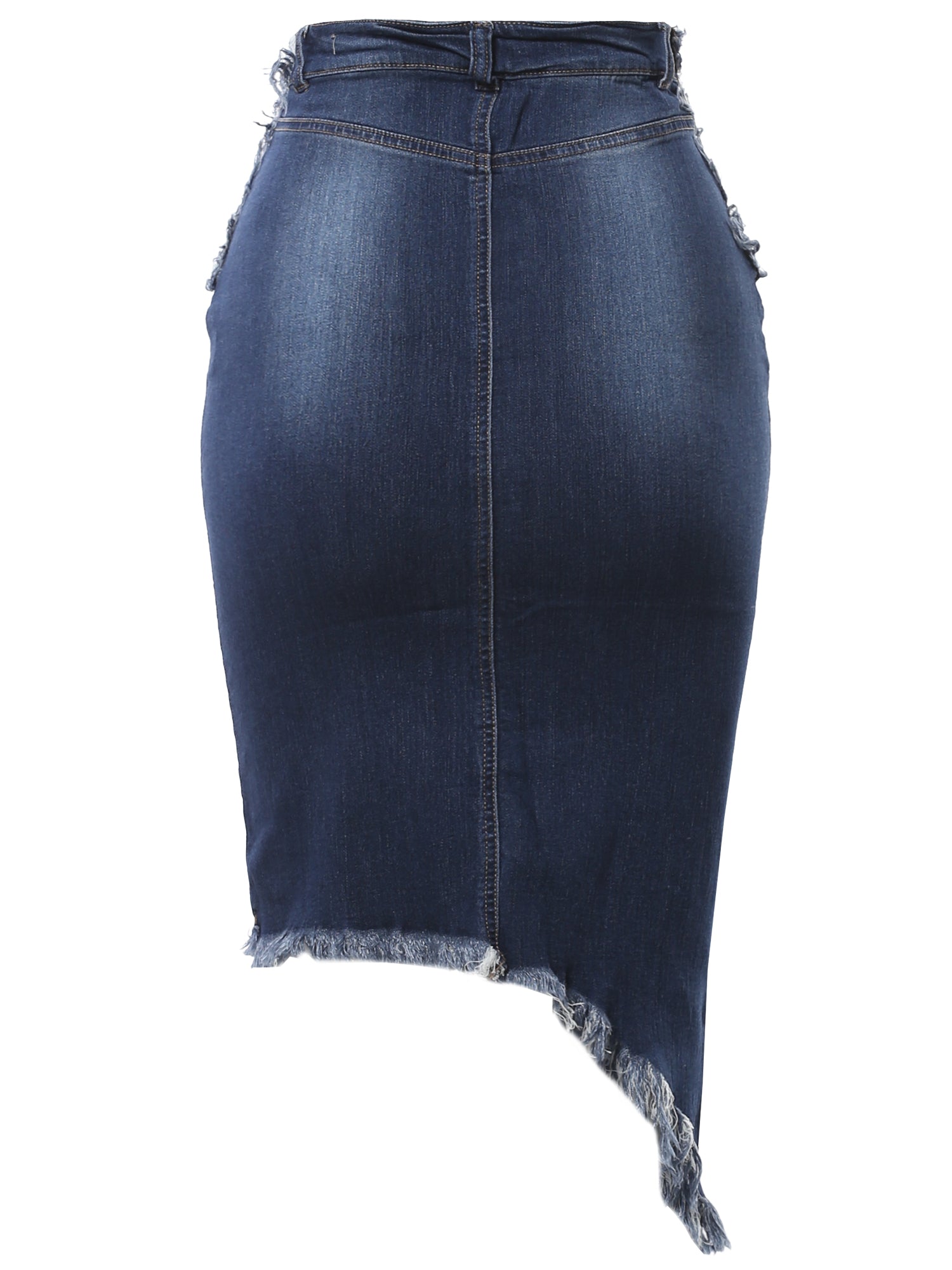 Plus Size Ripped Skirt Denim Jhb Plus Size Black Ripped Denim