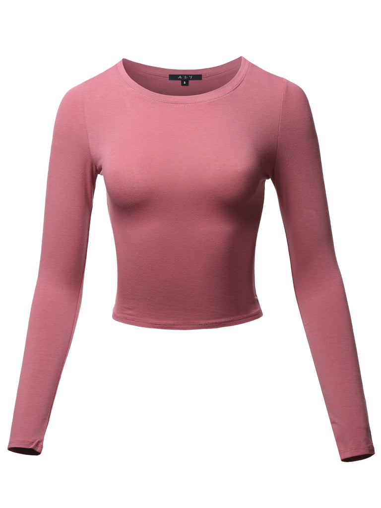 ladys ladies crop fitted slimfit cotton jersey croptop basic crop top stretchy stretchable croptop easy cotton soo basic any material easy styling too basic essential junior kits cropped junior high school uniform apologize YAWTKL0003 hot hotpink
